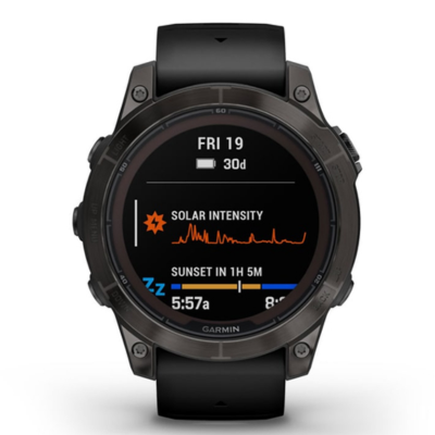 Garmin Fenix 7 Pro Solar Titanium 47mm Dây Cao Su