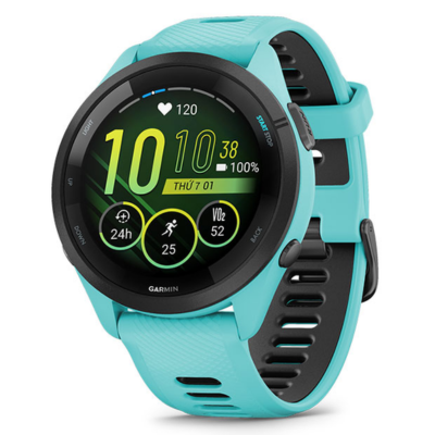 Garmin Forerunner 265 Music 46.1mm Dây Cao Su