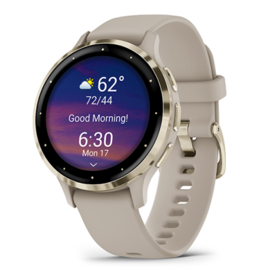 Garmin Venu 3S 41mm Màn AMOLED Dây Cao Su