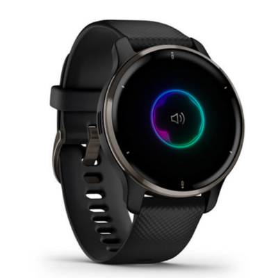 Garmin Venu 2 Plus 43.6mm Viền Thép Dây Cao Su
