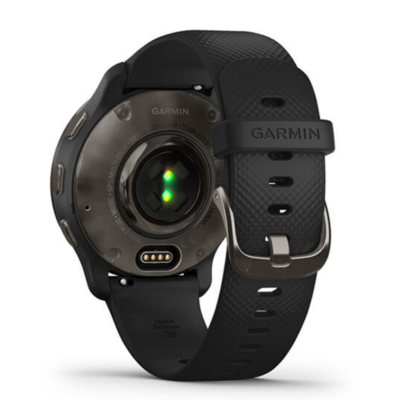 Garmin Venu 2 Plus 43.6mm Viền Thép Dây Cao Su